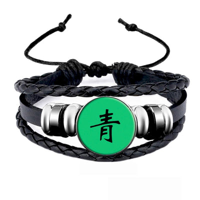 Akatsuki Member Sign Snap Button Charms Bracelet