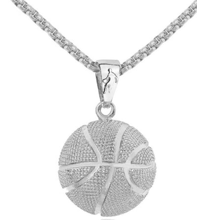 Basketball Pendants European and American Stainless Steel Necklaces