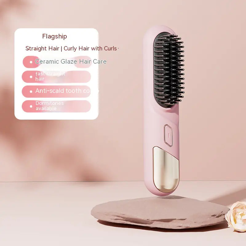 Portable Wireless Straight Comb for Hair Care