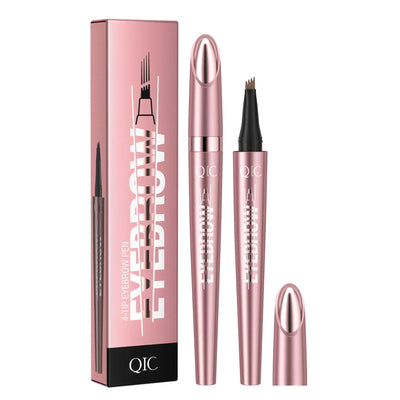 4D Precision Brow Pen - Waterproof & Smudge-Proof - Black