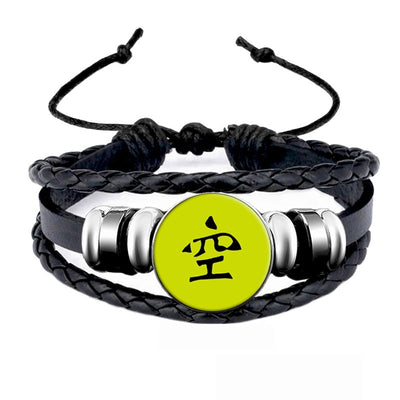 Akatsuki Member Sign Snap Button Charms Bracelet