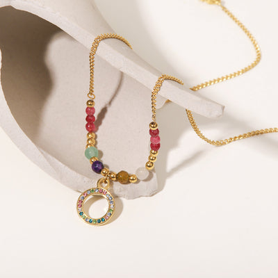 Rings Pendants Stone Necklace