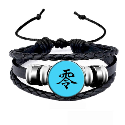 Akatsuki Member Sign Snap Button Charms Bracelet
