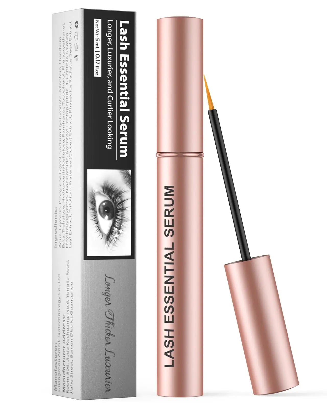 Lush Lashes Serum - Vegan Eyelash & Brow Enhancer with Niacinamide